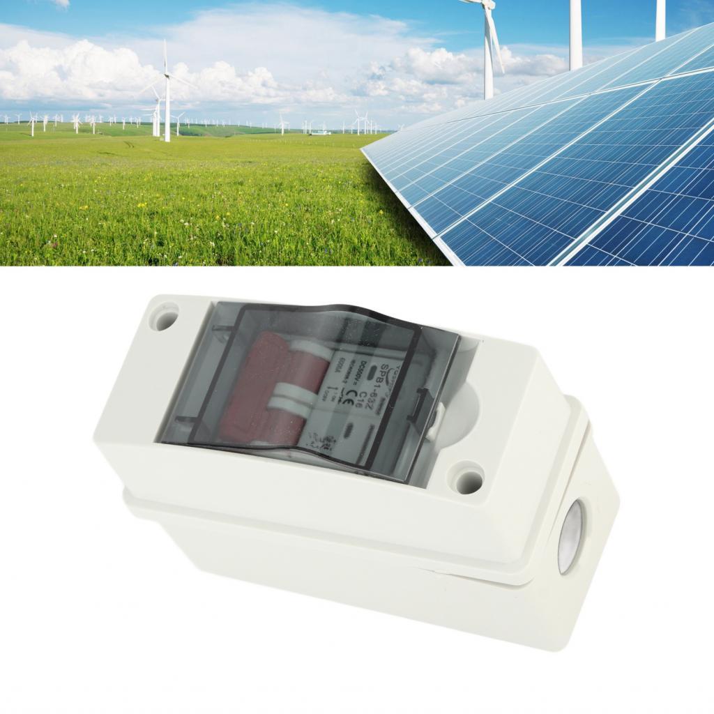 rococom1-TH SHUAIGUO PV Solar Disconnect Switch IP65 Miniature RV กล่องเบรกเกอร์ DC500V (16A)