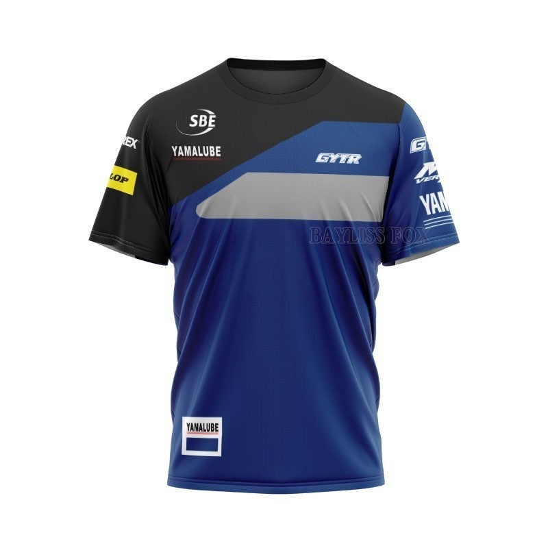 [ในสต็อก] เสื้อยืด mens แห้งเร็วและระบายอากาศสำหรับ YAMAHA GYTR Factory Racing Team M1