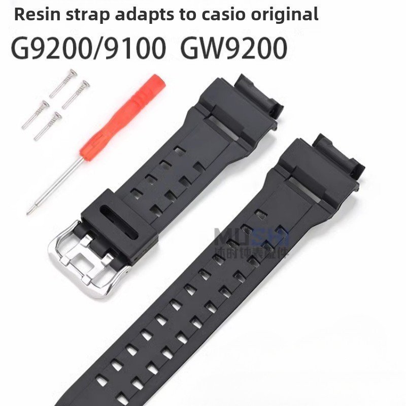 สําหรับ G-9200 GW-9200 GW-9110 สายรัดทดแทน, สายนาฬิกาซิลิโคนสําหรับ Casio G-Shock Riseman Series