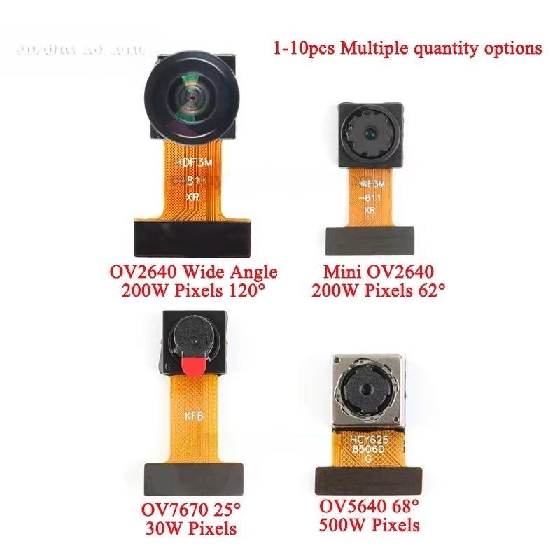 OV2640 OV7670 OV5640-AF มินิกล้องโมดูล CMOS ภาพเซ็นเซอร์ ESP32-CAM 2 ล้าน 500W พิกเซลมุมกว้าง Monito