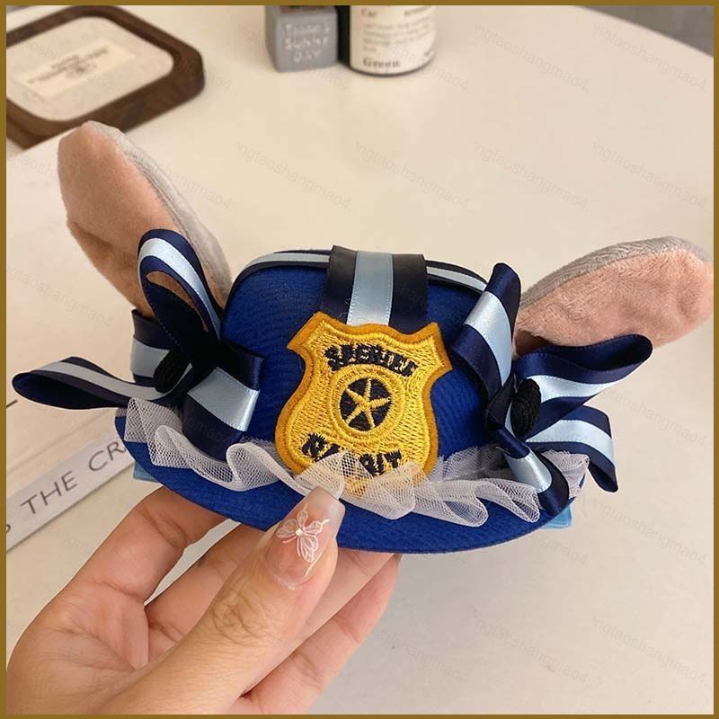 YT4 Zootopia Judy Hopps Hairpin อุปกรณ์เสริมผมน่ารักสไตล์กระต่ายหู floppy