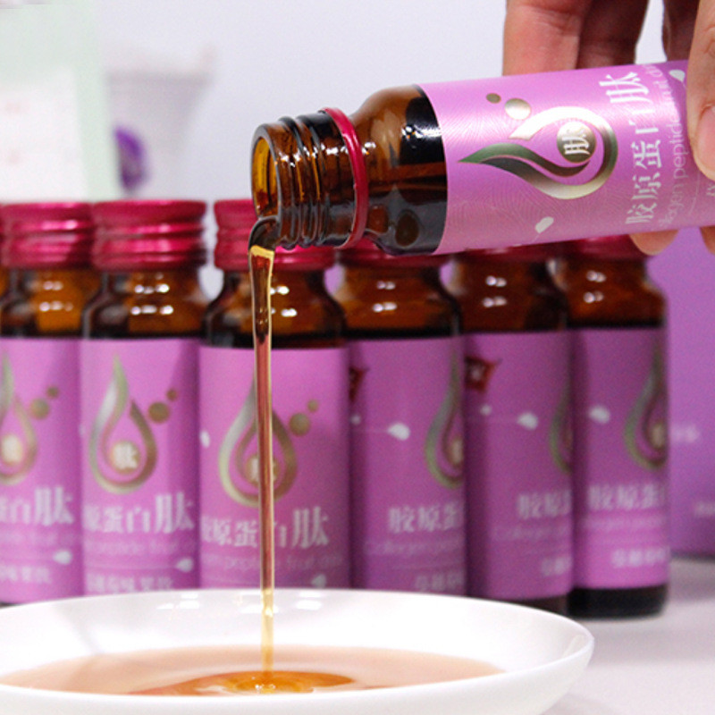 เครื่องดื่มผลไม้ 8400ml Collagen Peptide Female Cranberry Collagen Peptide Gift Box Cod Flavour A2YK