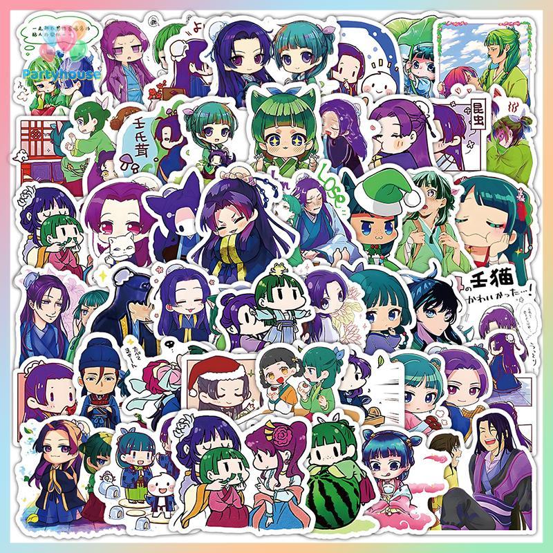 UVIG> 53pcs Maomao Apothecary Diaries สติกเกอร์ Jinshi อะนิเมะ Decals ของเล่นเด็กรถสเก็ตบอร์ดแล็ปท็อ