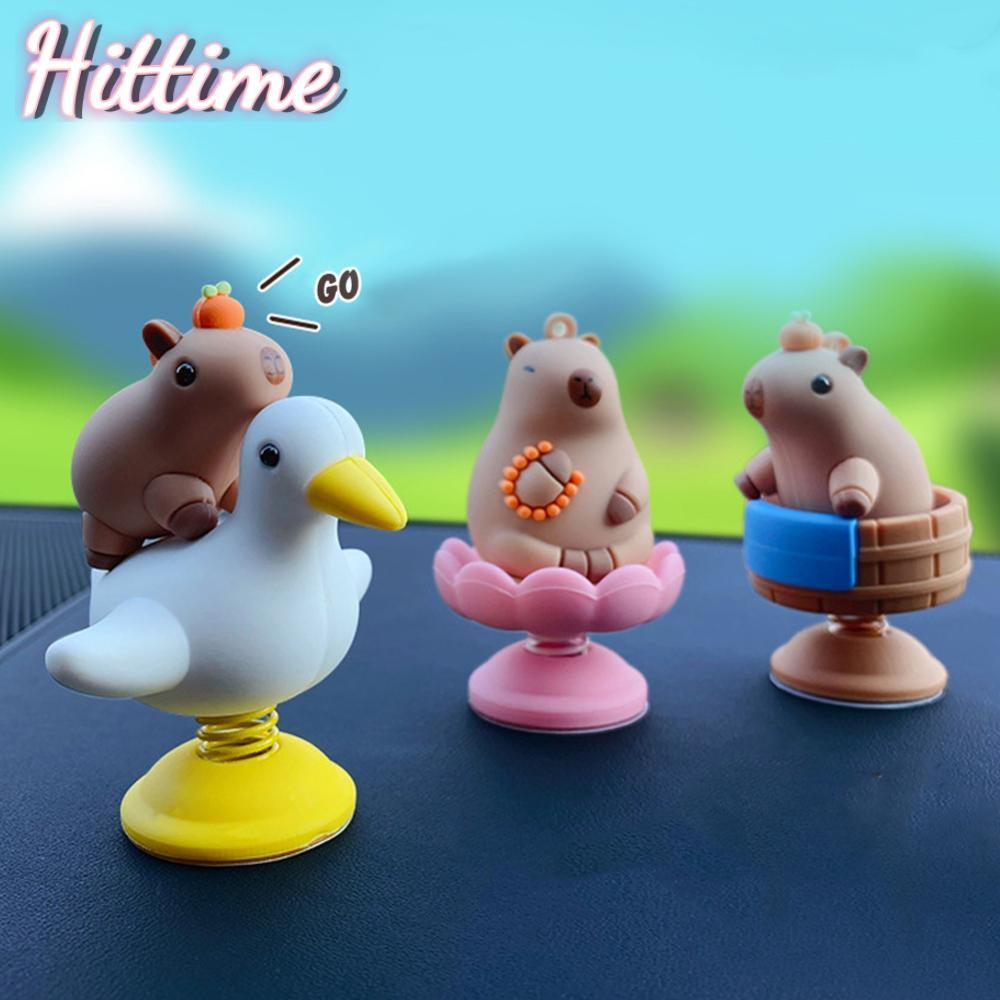 HITTIME น่ารัก Healing สัตว์รถตกแต่งภายในเครื่องประดับอะนิเมะ Auto ภายในคอนโซลกลางแดชบอร์ดตกแต่ง R1X