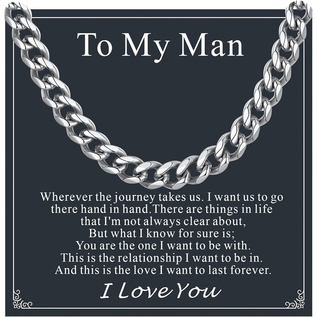 Supcare To My Son Man Husband Dad Boyfriend Love Grandson Always Remember Necklace Gifts for Birthda