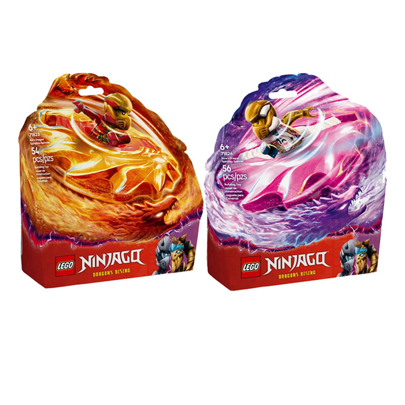 เลโก้ Lego Phantom Ninja 71824 Solas Dragon Phantom Rotary Machine 71823 Kai Childrens Building Bloc