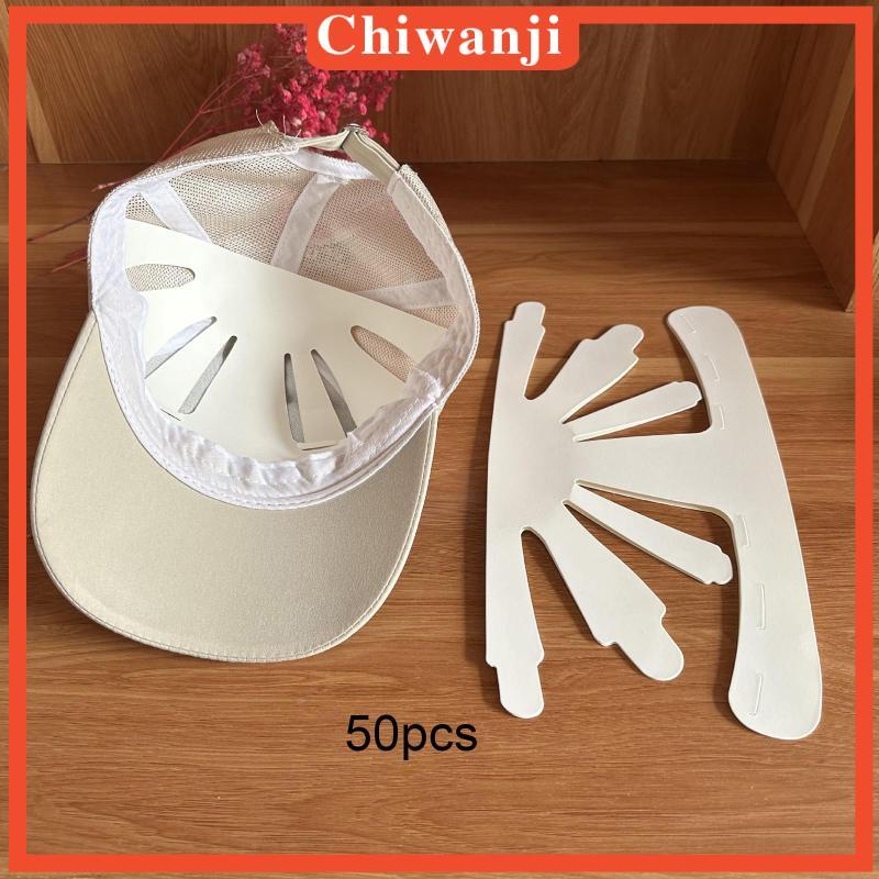 [เท่าไหร่] 50 ชิ้นหมวกเบสบอลแทรกรักษารูปร่างกระดาษแข็งกระดาษหมวก เครื่องไส