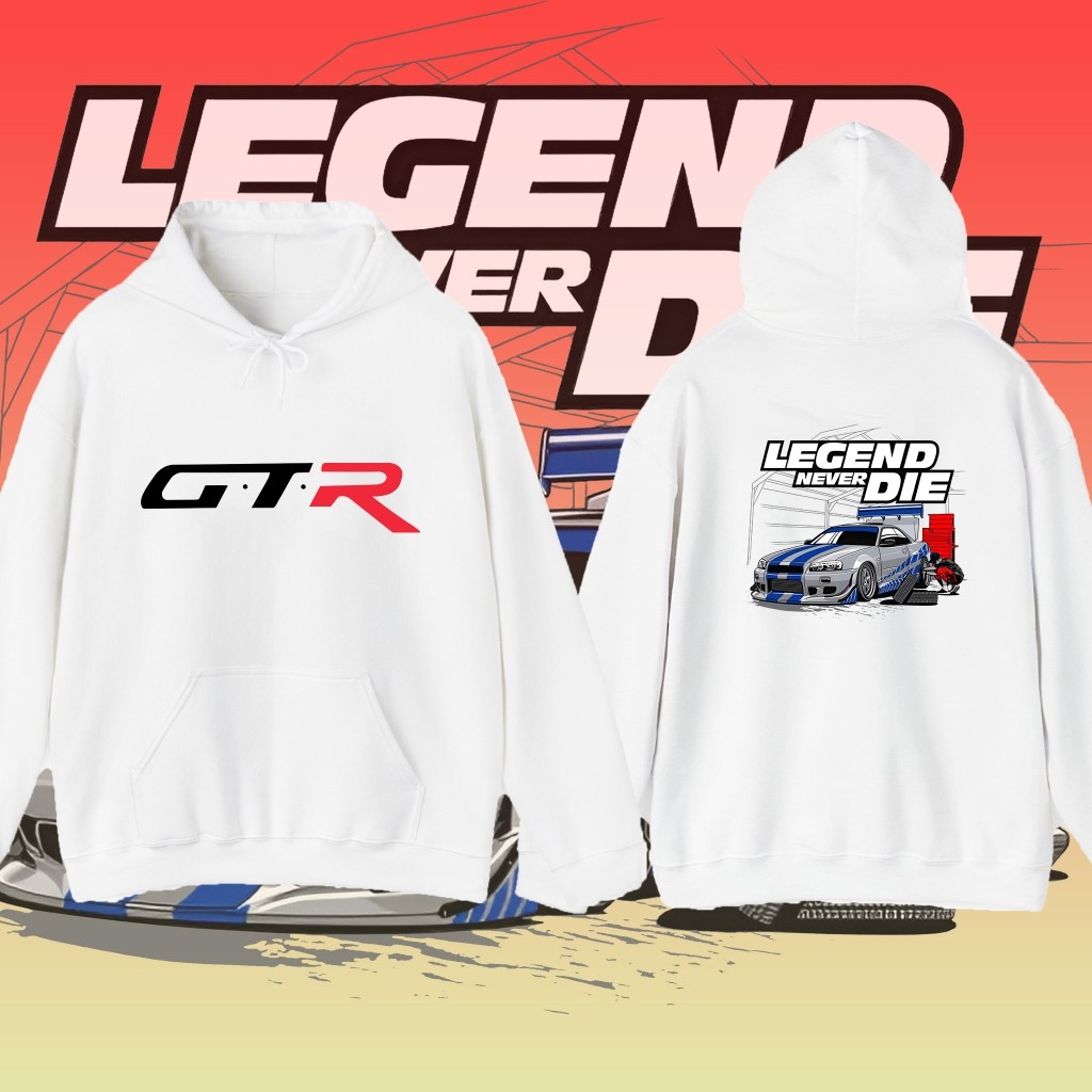 (พร้อมส่ง) Nissan GTR Pattern Hoodie Cotton Adult Casual Hoodie M-3XL นิสซัน GTR รูปแบบ Hoodie ผ้าฝ้