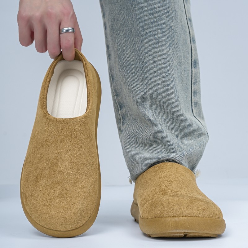 ผู้ชายs Slip On Lazy Shoes Fashion Outdoor Mules Shoes All Match