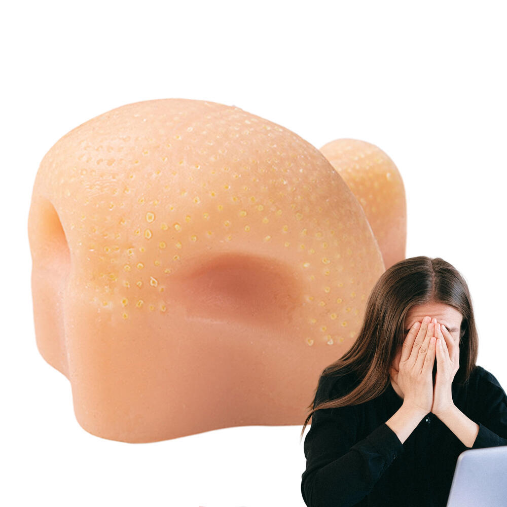 YL Pimple Pop ของเล่นเด็กผู้ใหญ่ซิลิโคนบีบความเครียดบรรเทา Popping Reusable ความเครียด Reliever จมูก