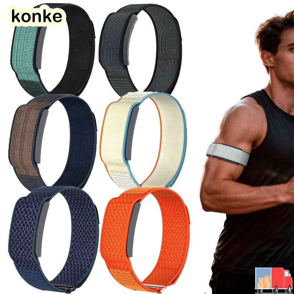 KONKE Sport Band, Nylon 22mm Fitness Tracker Strap, Adjustable Loop Design Breathable Bicep Band สํา