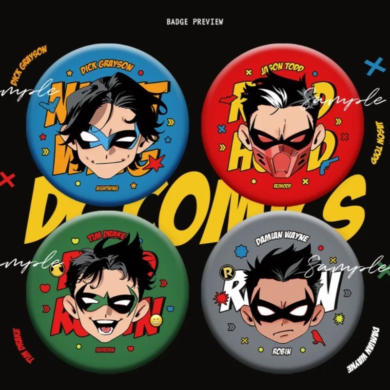 Jason Todd Anime_badge_และ_pins_โรบินแดง โลหะอุปกรณ์สำหรับสะสม เครื่องประดับเป็นของขวัญให้เพื่อน