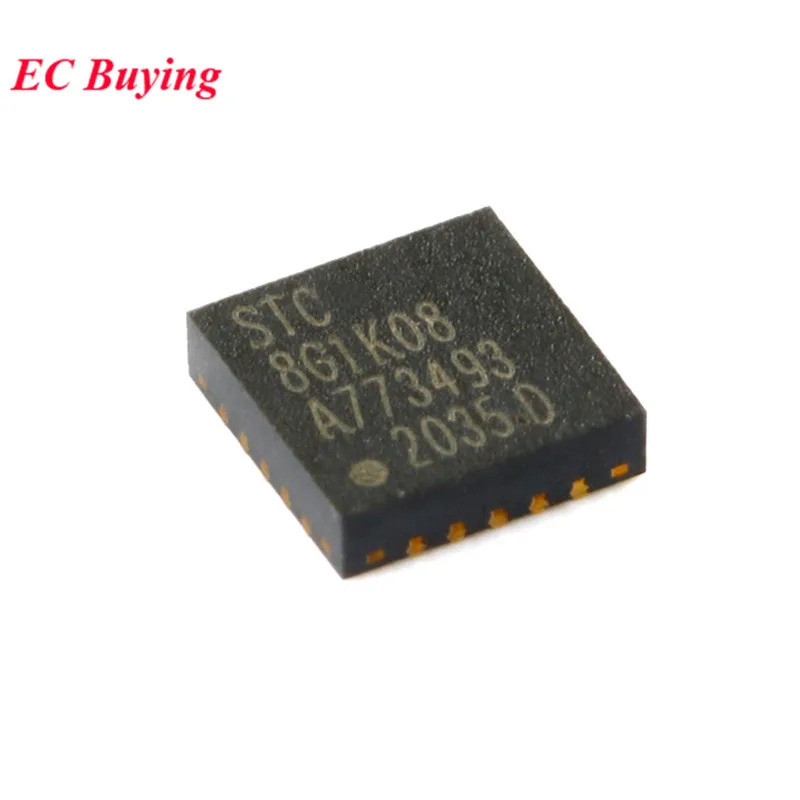 STC8G1K08 STC8G1K08-38I STC 8G1K08 QFN20 Enhanced 1T 8051 Microcontroller MCU IC Controller ชิป 8G1K