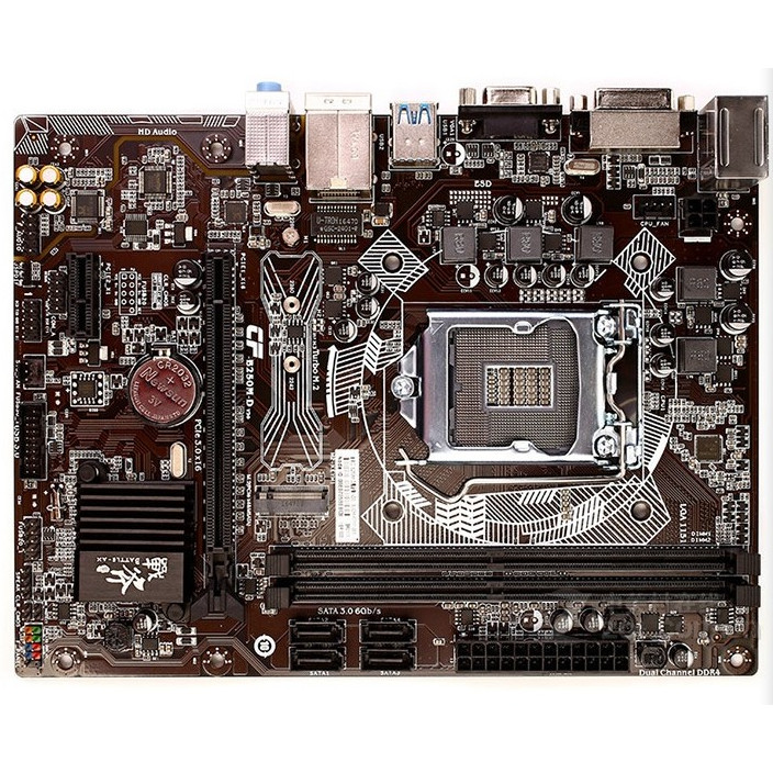 Intel i5 6500 CPU + สีสัน Rainbow B250M เมนบอร์ดชุดคอมพิวเตอร์เดสก์ท็อปกินไก่ด้วย M.2/VGA ปาก