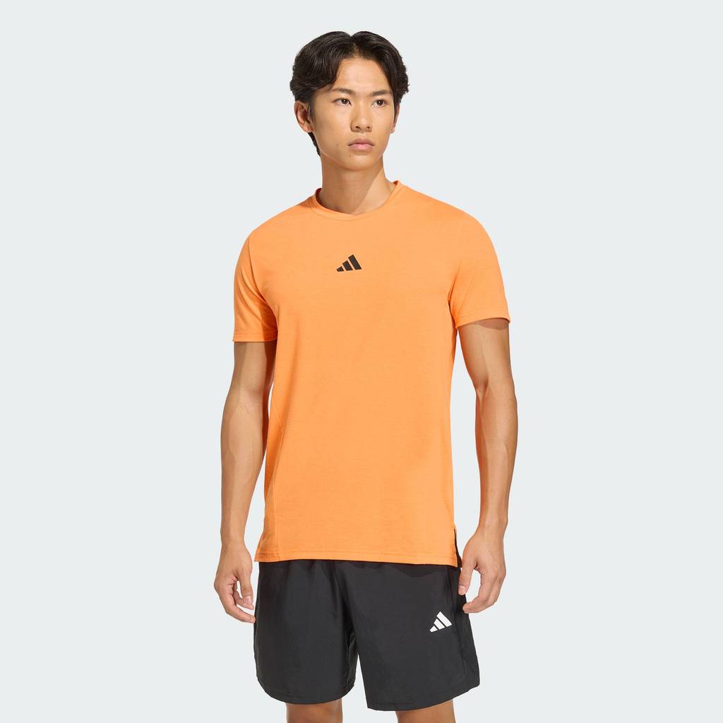 adidas Gym & Training Designed for Training Workout Tee Men Orange KA7291