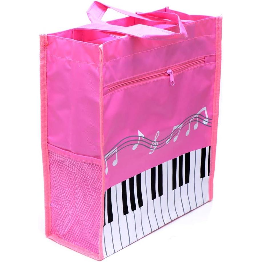 Piano Keys Handbag Reusable Grocery Bag Shoulder Shopping Bag Tote Bag for Music Teacher Girls Gift 