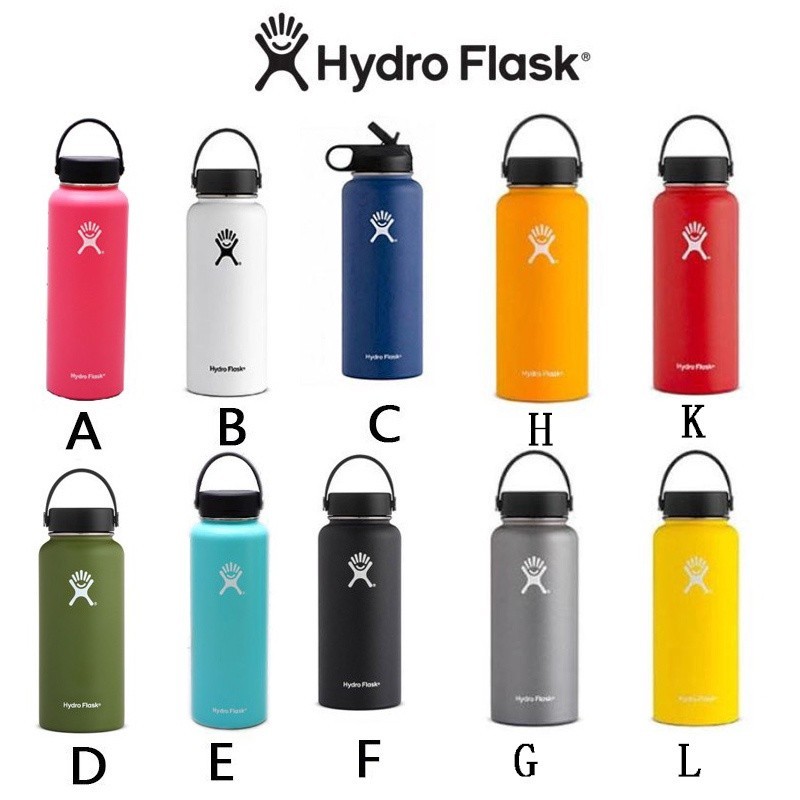Hydro Flask 32oz 40oz ขวดน้ําฉนวนสุญญากาศปากกว้างสําหรับเล่นกีฬาและกิจกรรมกลางแจ้ง SG