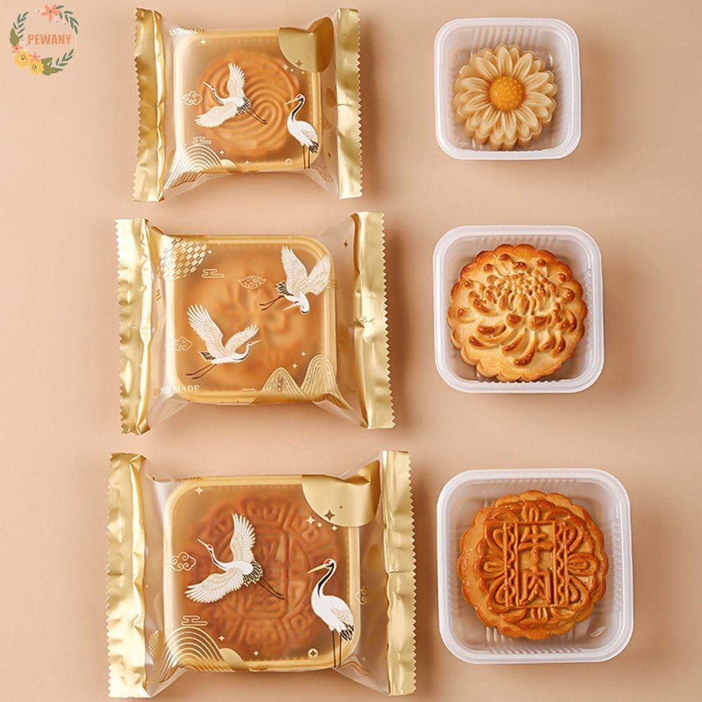 Pewany ถุงขนมไหว้พระจันทร์ ขนมไหว้พระจันทร์ บิสกิต DIY 100 ชิ้น