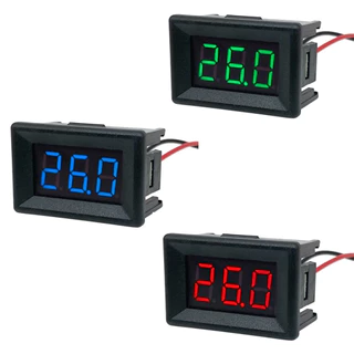 0.36 นิ้ว DC0-30V 3 Bits Digital LED Display Panel Voltmeter Tester Digital LED Mini Display โมดูลสําหรับรถยนต์มอเตอร์เครื่องมือ