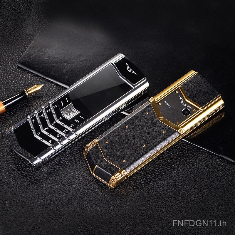 Vertu vertu โทรศัพท์มือถือ V10 โทรศัพท์ผู้สูงอายุหรูหราฟังก์ชั่นปุ่มตรงโทรศัพท์อะไหล่นักเรียนแหวนสุท