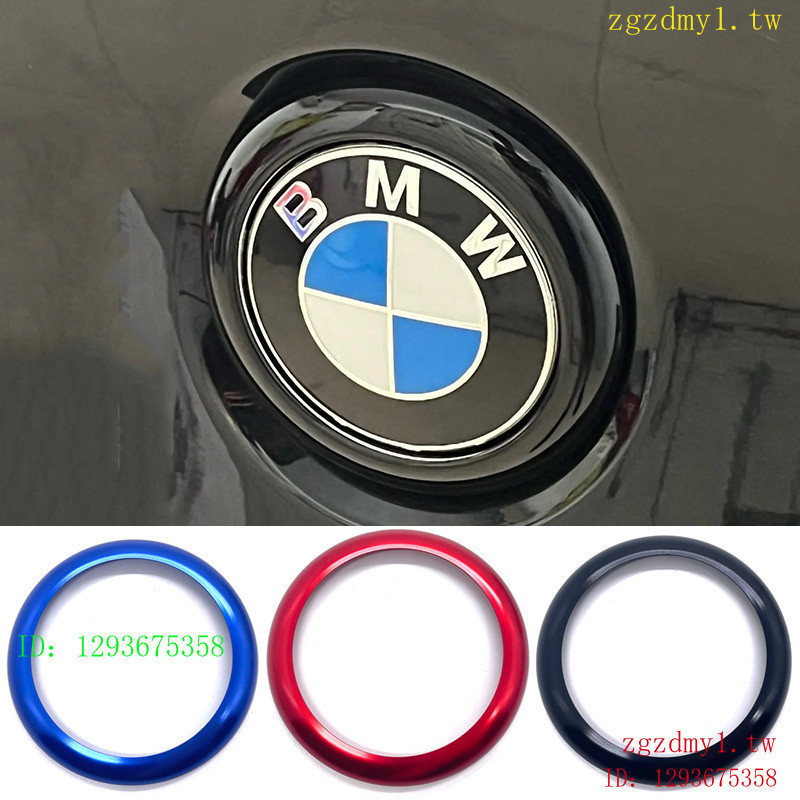 3O9D HWNX เหมาะสําหรับ 11-19 BMW 1 Series ด้านหลังป้ายตกแต่งแหวน F20 F21 สติกเกอร์ป้ายหางดัดแปลงเลื่
