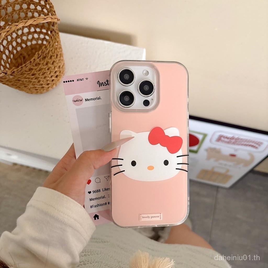 Hello Kitty ดอกไม้เคสโทรศัพท์สําหรับ iPhone 16 Pro Max 15 Pro Max 11 12 13 14 Plus 11 Pro Max XS XR 