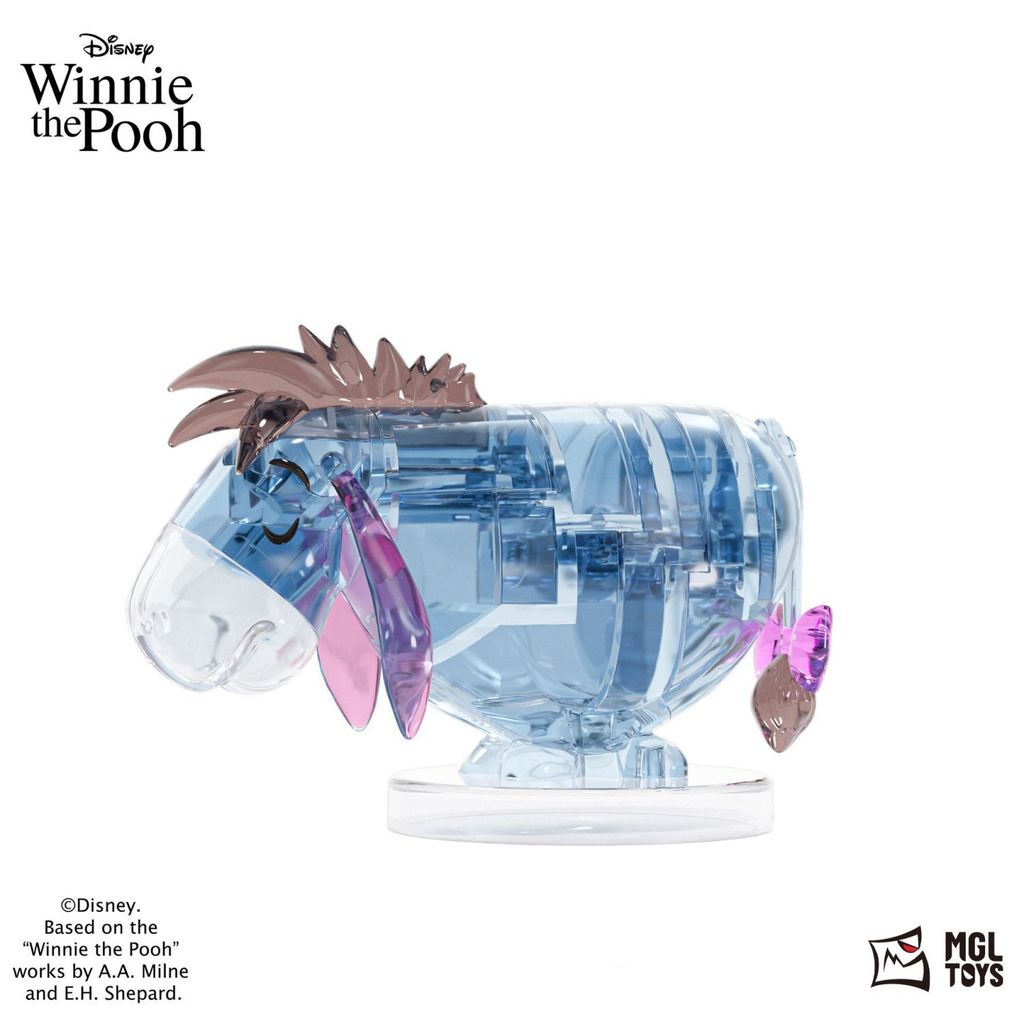MGL Tide Play Disney Winnie the Pooh ตกแต่งโต๊ะของเล่นของขวัญเด็กผู้หญิง MGL Tide Play Straw Disney 