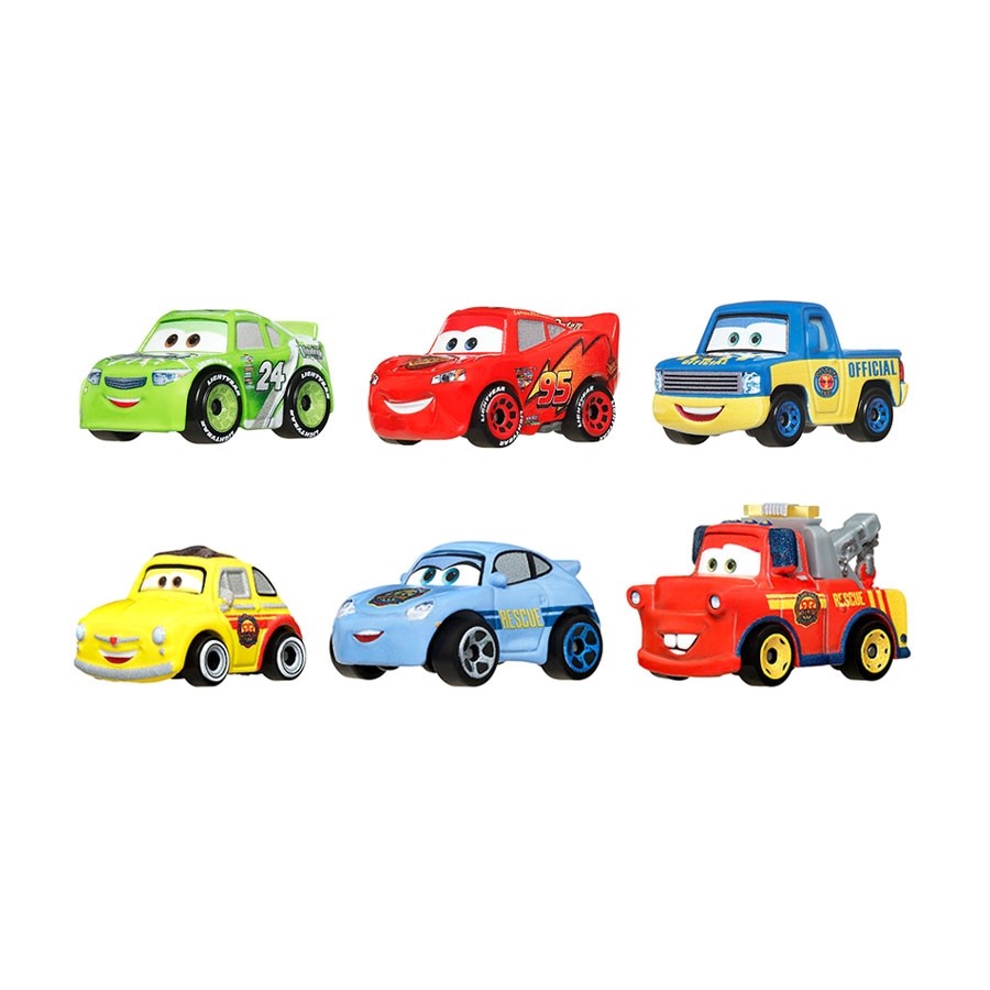 Disney Pixar Cars Mini Racers 3-Pack- Assorted (#938254)