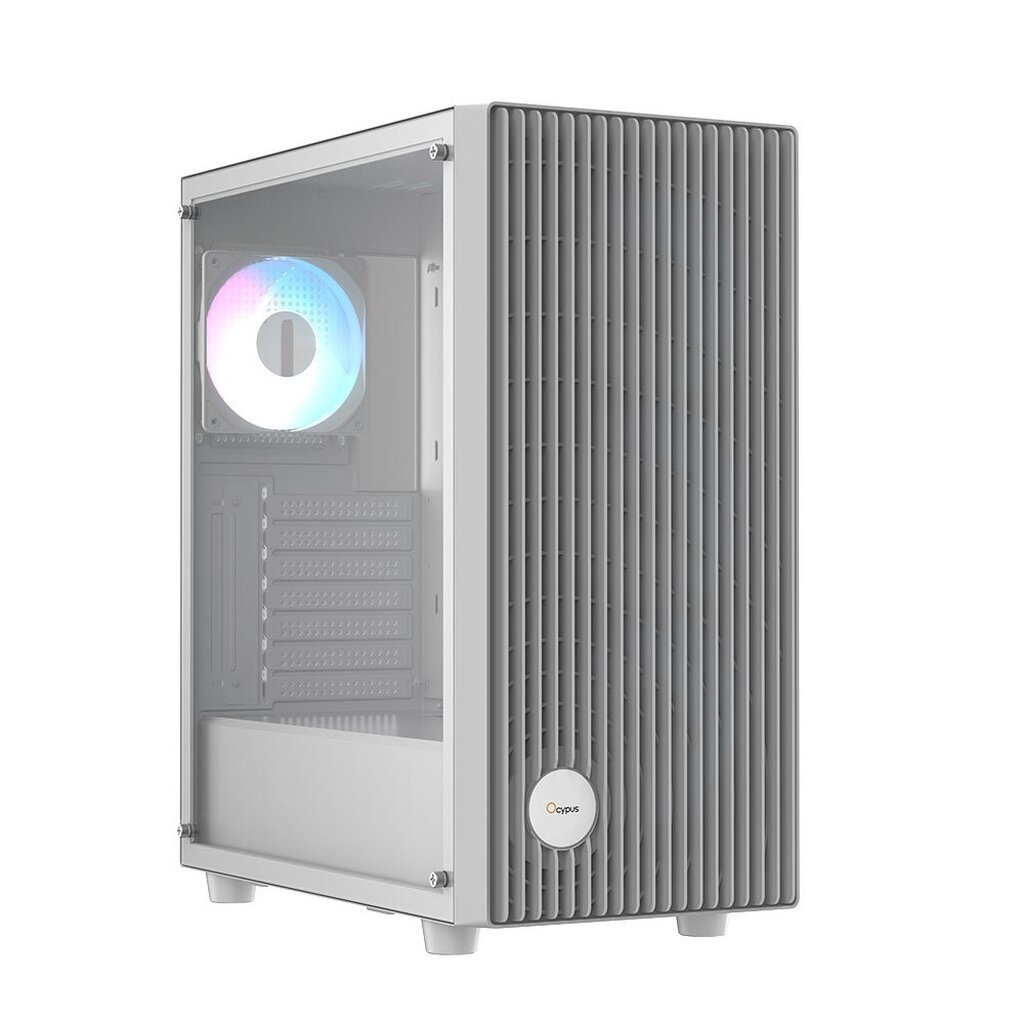 Case OCYPUS GAMMA C70 ARGB WHITE High-Airflow With 4 ARGB Fans Mid-Tower ATX