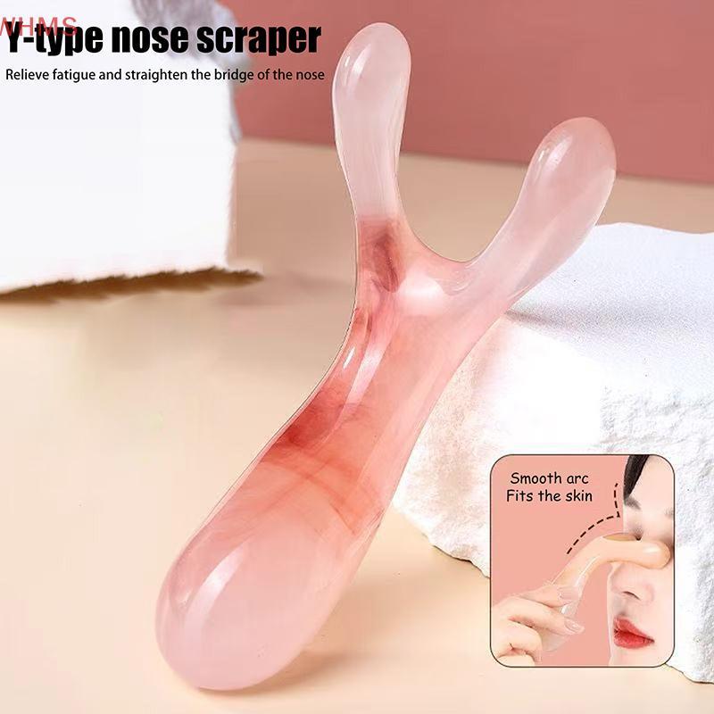 (WHMS) 1/2 ชิ้นปลาหมึกรูป Y รูปร่าง Meridian Acupoint Massageb ฟันกว้าง Scalpb กลับคอและกลับคู่มือเครื่องมือนวดลึก