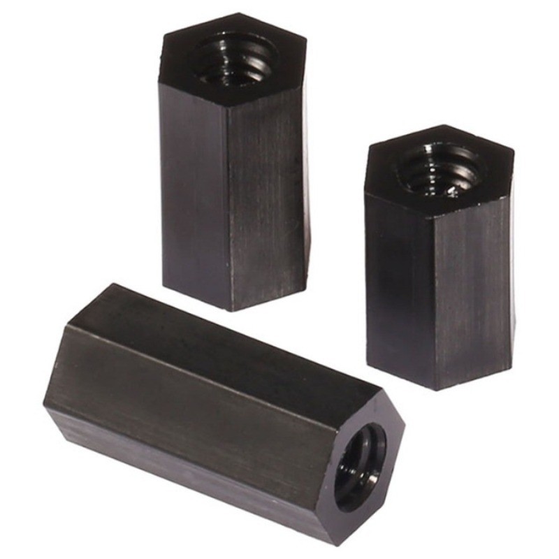 [JLY] คอลัมน์ไนลอน Dual-Way สีดํา/คอลัมน์แยกด้ายภายใน M2/M2.5/M3/M4/M5/M6