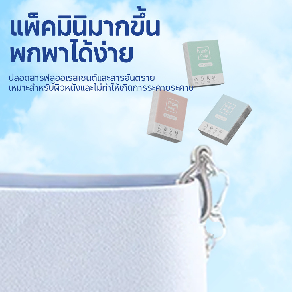 【100 แพ็ค】Royo Panda ทิชชู่ แพ็คใหญ่ 4ชั้น หนาพิเศษ 210x210mm 7ดึง เช็ดมือ-เช็ดหน้า-เด็กเล็ก ปลอดภัย - รูปที่ 4