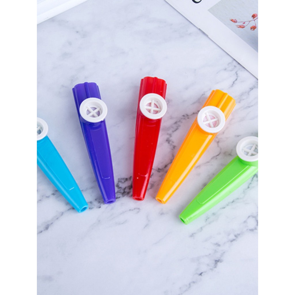 พลาสติก kazoo เด็กเครื่องเพอร์คัชชันเครื่องมือ kazoo ของเล่น Olf