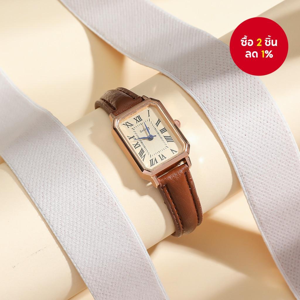 สินค้าใหม่นาฬิกาโรมัน Niche Simple เวอร์ชั่นเกาหลี All-Match ประณีต Niche High-End Retro สุภาพสตรีนาฬิกาผู้หญิง