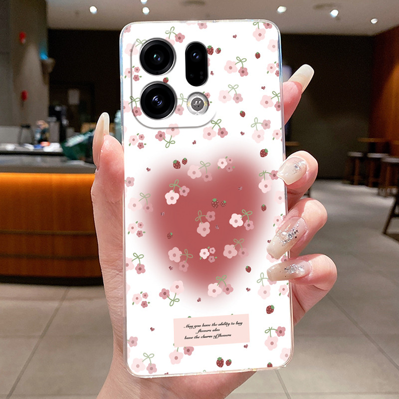 เคสโทรศัพท์สําหรับ OPPO Find X9 / Find X9 Pro ดอกไม้ผีเสื้อป้องกันปลอกบางซิลิโคนอ่อนนุ่มโปร่งใส TPU Cover ราคา ถูกที่สุด ดีลบีเคเค แกลเลอรีภาพที่ 3