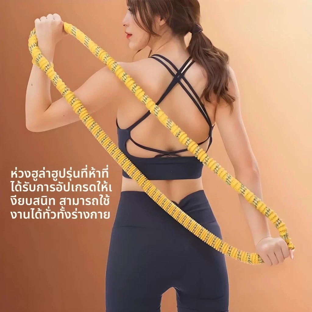 ฮูล่าฮูปนุ่มสำหรับลดเอว สปริงแรงโน้มถ่วงอัตโนมัติสำหรับลดหน้าท้อง อุปกรณ์ออกกำลังกายที่บ้านที่จำเป็นสำหรับผู้เริ่มต้น thumbnail 5