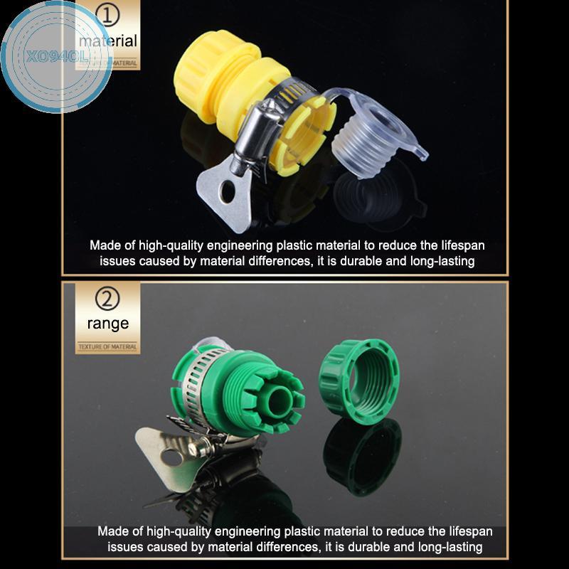 Xo94ol Quick Connect Garden Hose ฟิตติ้ง Water Connector Faucet Adapter Kitchen Mixer Faucet Hose Co