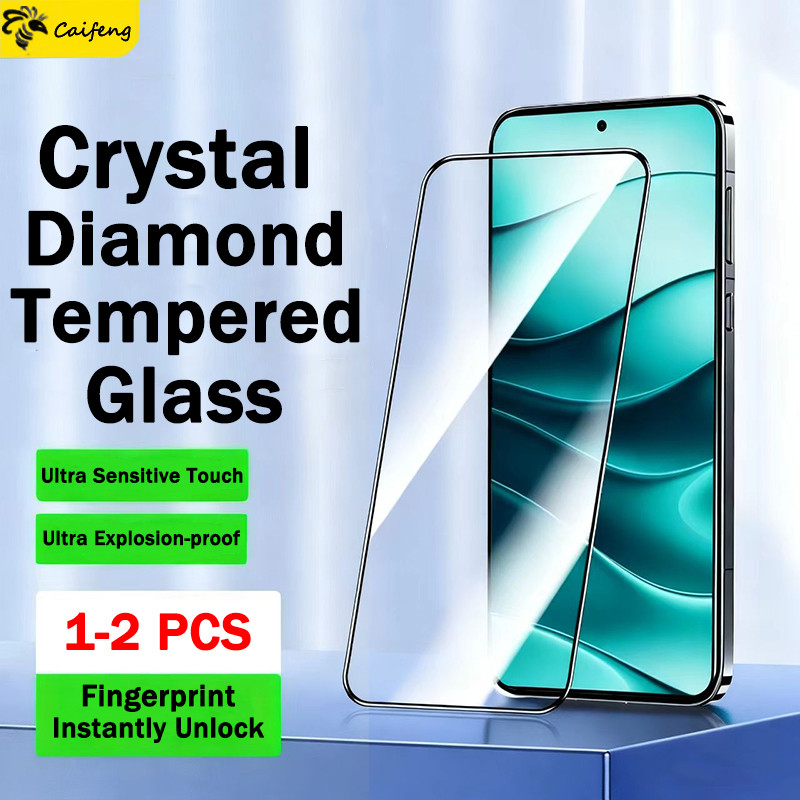 9D กระจกนิรภัยแบบเต็มหน้าจอสำหรับ Redmi Note 14 14s 13 13R 12 Turbo 12R 12s 11 11s 11R 11E 10 9 9s P