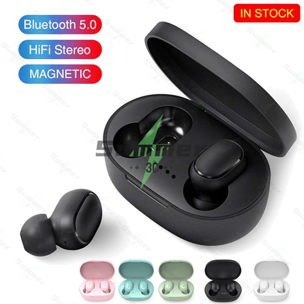 หูฟังไร้สาย True Wireless Bluetooth 5.0 พร้อมระบบตัดเสียงรบกวนและไมโครโฟน IPX4 กันฝุ่นและน้ำ พร้อมเวลาเล่น 8 ชั่วโมง