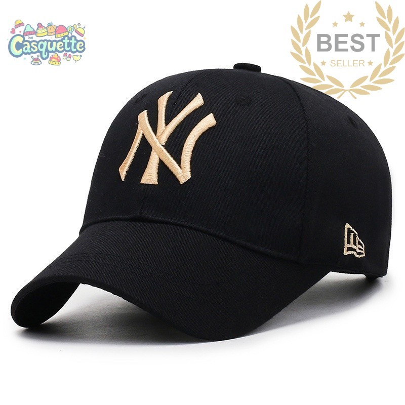หมวกเด็ก NY หมวกสําหรับเด็กชายและเด็กหญิงปัก NY หมวกเบสบอลเด็ก NY สไตล์เกาหลี