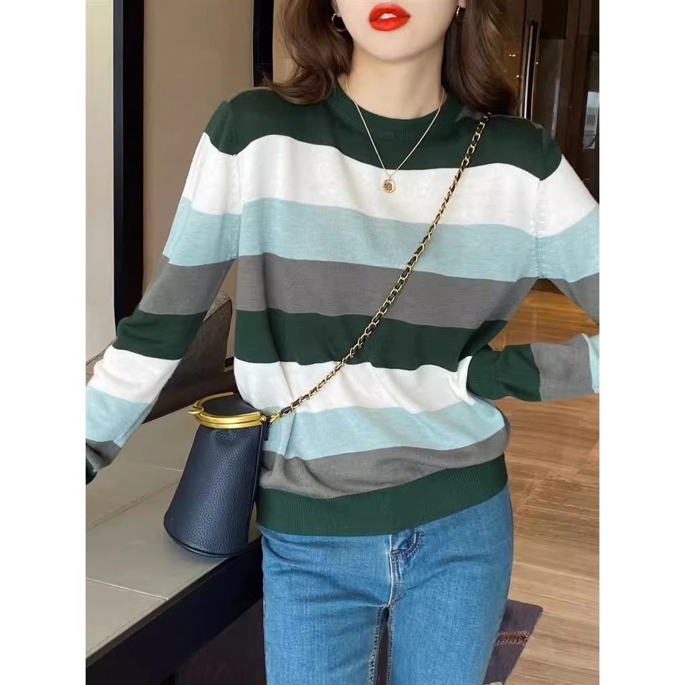 88009 เสื้อชั้นในผู้หญิงที่มีแถบตัดกัน เหมาะสำหรับสวมใส่ในฤดูใบไม้ร่วง