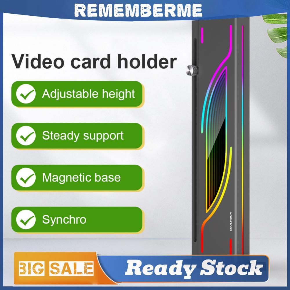 5V ARGB GPU รองรับวงเล็บกราฟิกการ์ด GPU รั้งรองรับ GPU แนวตั้ง