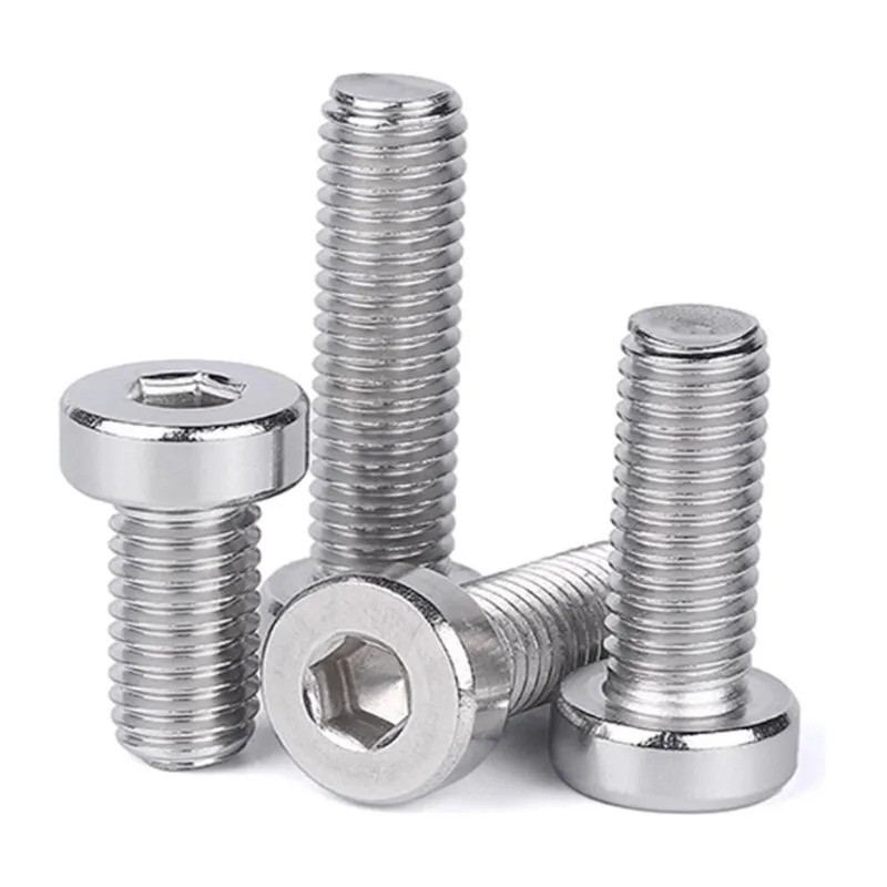 20pcs  6#-32 8#-32 1/4-20 UNC UNF 304 A2-70 Stainless Steel Hex Hexagon Socket Thin Low Short Profil