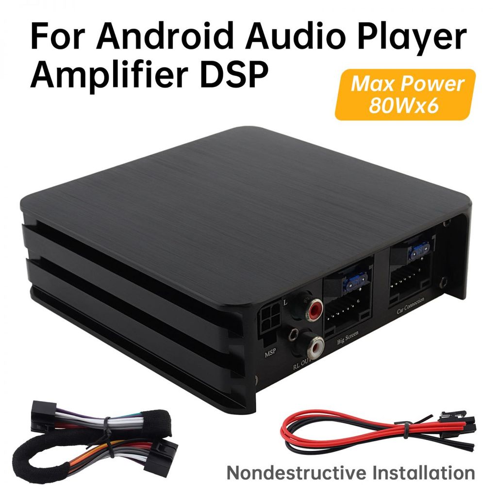 Plug and Play Full Range Amplifier 4 Channel 80W x 4 Class / 6 Channel 80W x 6 Class A/B Audio Modif