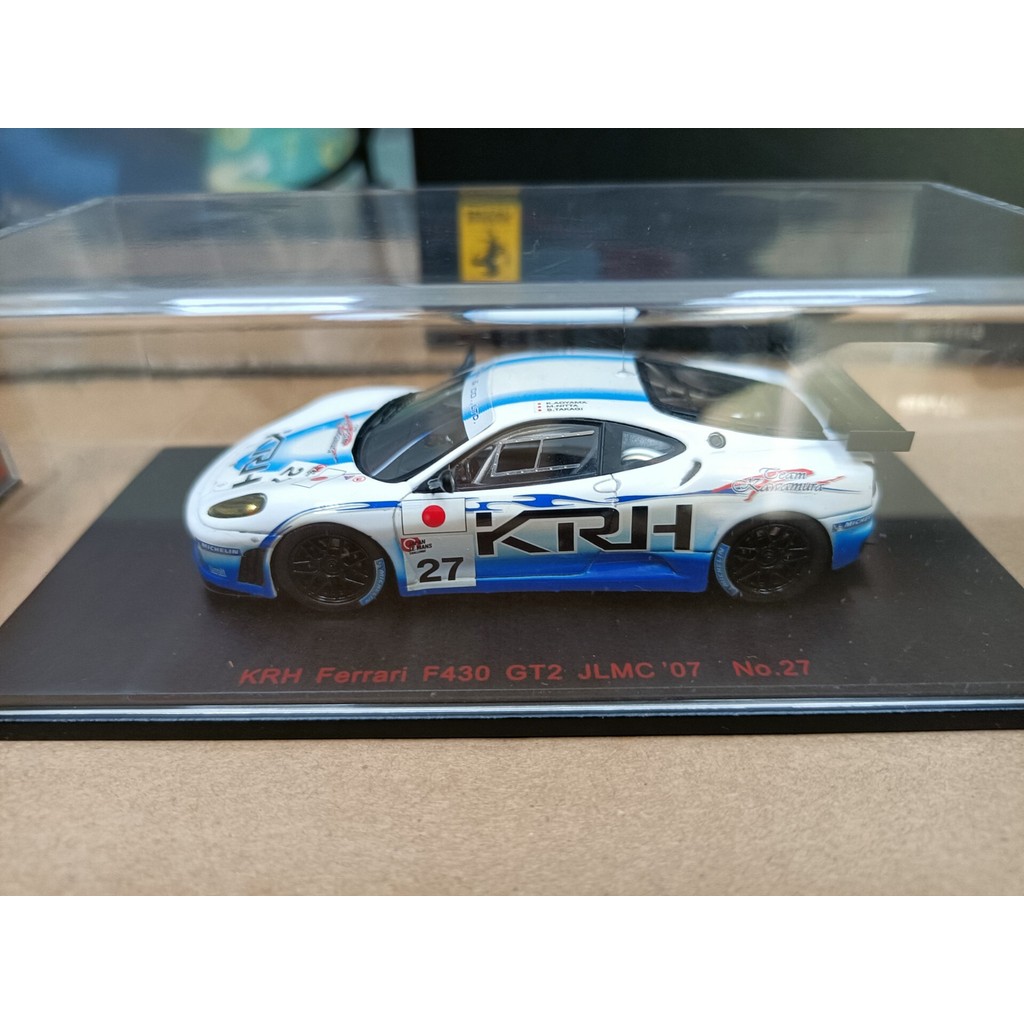 Out of Print 1/44 EBBRO/REDLINE KRH Ferrari F430 GT2 JLMC 07 No.27 What Ferrari Seeking, Refuse แว่น