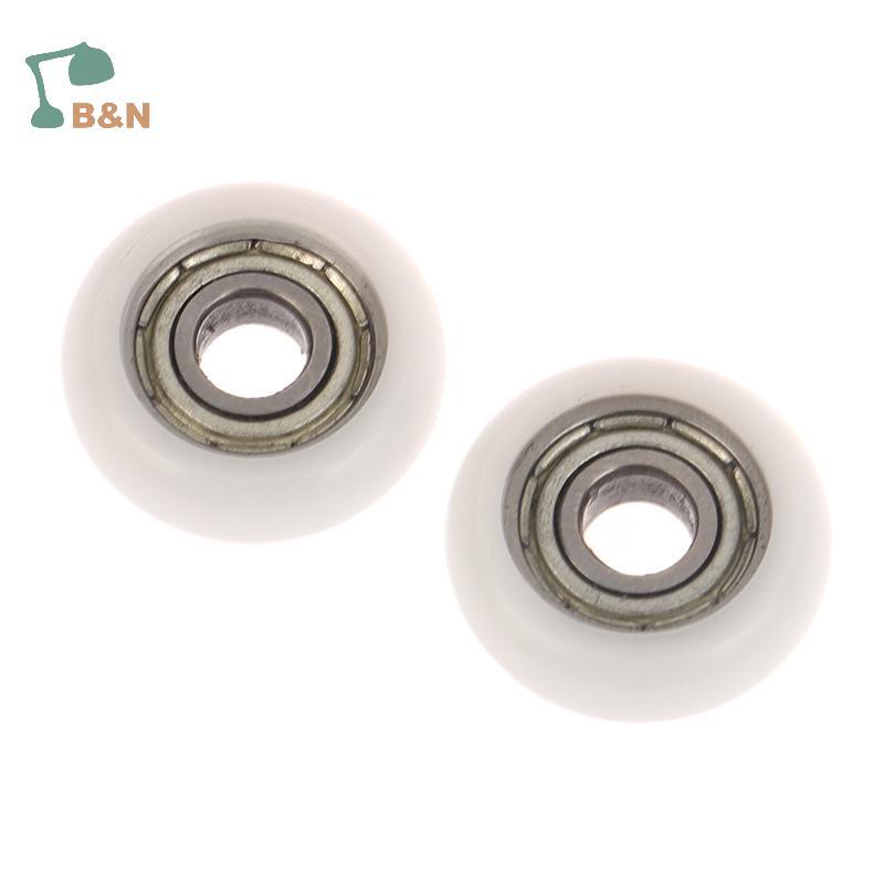 XeR 2 ชิ้น 695ZZ 5x18x6 มิลลิเมตร POM ไนลอนรอบประเภทลูกกลิ้งล้อ POM ห่อ 695ZZ แบริ่งรอกล้อพลาสติก VN