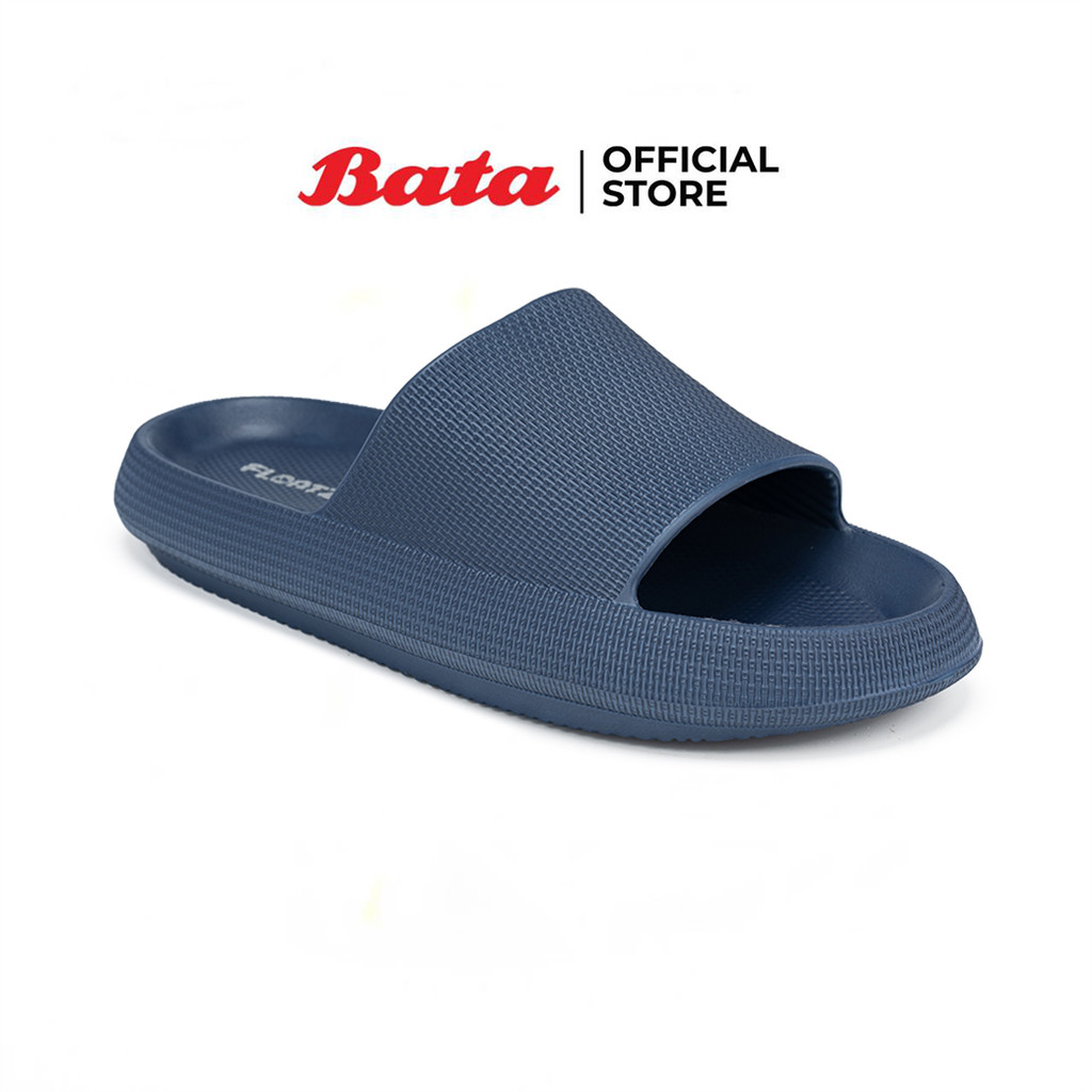 Bata บาจา FLOATZ รองเท้าแตะแบบสวม ลำลอง ไม่ลื่น สำหรับผู้ชาย สีเทา 8102167 สีดำ 