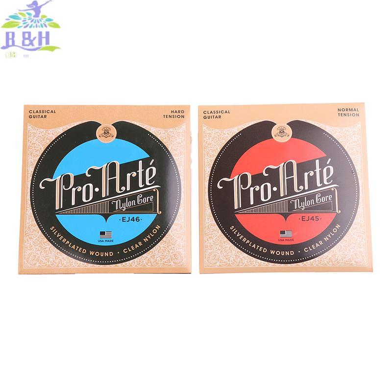 B&H Dec Nylon Classical Guitar Strings EJ45/EJ46 Normal/Hard Tension อุปกรณ์เสริมกีตาร์ {vn}
