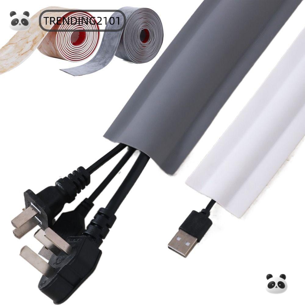 TRENDING Cable คอนซีลเลอร์, Paintable Self-Adhesive TV สายไฟกันน้ํา PVC Mould proof Electric Wire Sl