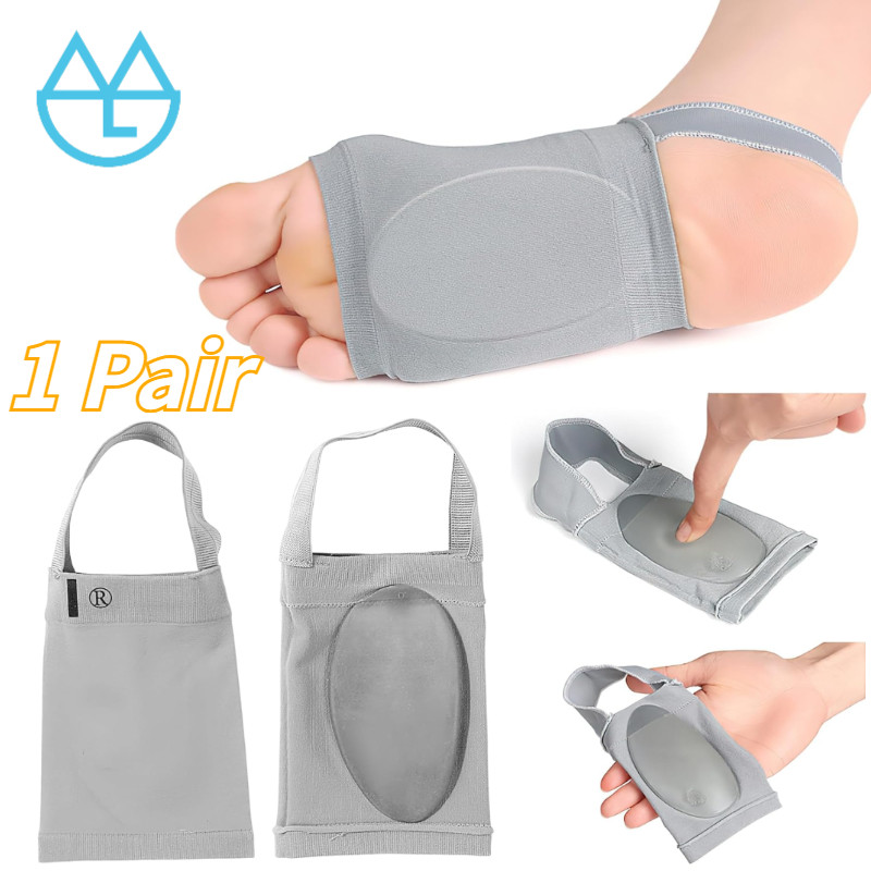 1 คู่ Arch Support Pad Gel / Heel Pad Insoles รองเท้า Gel Pad Heel - Flat Foot Protector Insole Sole